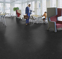 Forbo Marmoleum Decibel on Order e370735 highland black фото 2 | FLOORDEALER